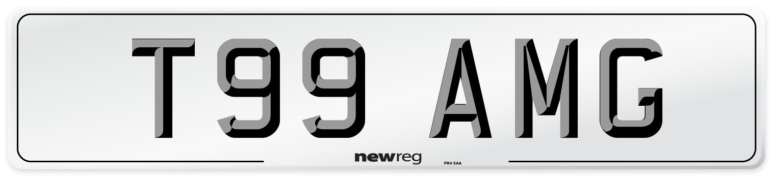 T99 AMG Number Plate from New Reg